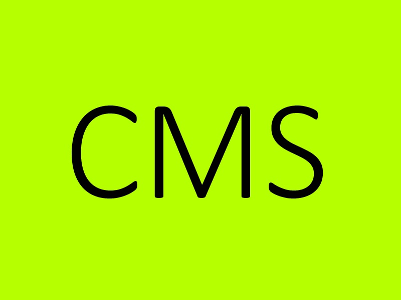 Bild eines CMS
