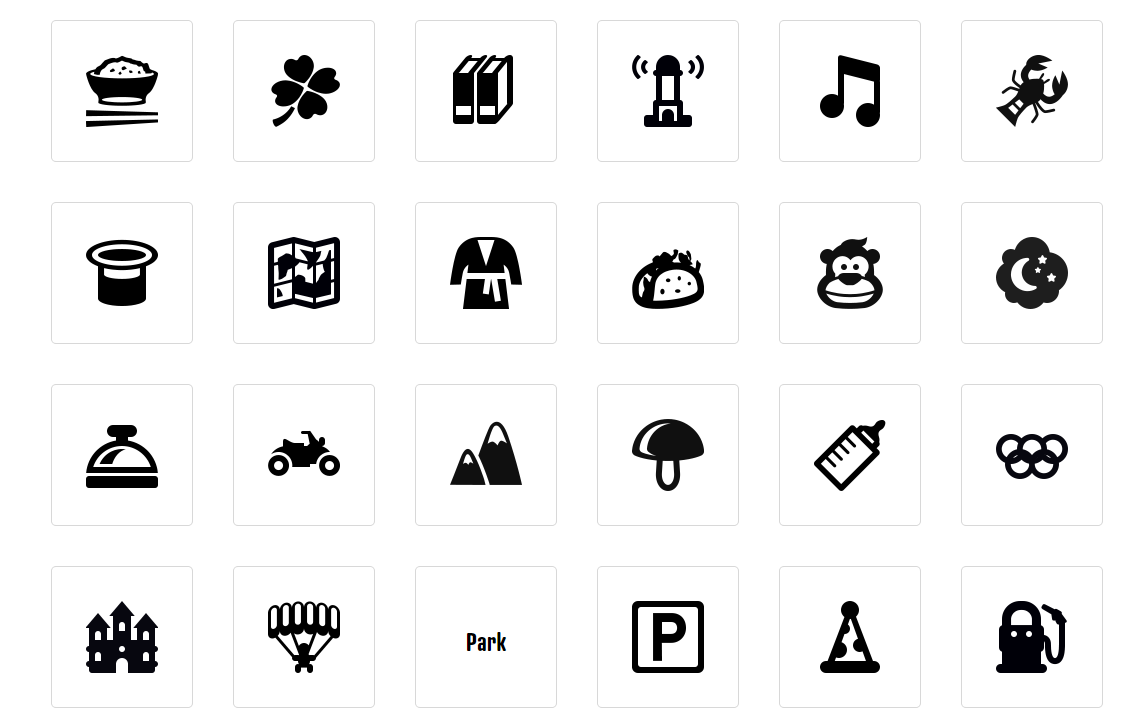 cool icons for a website