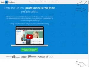 Scrollen auf einer Webseite