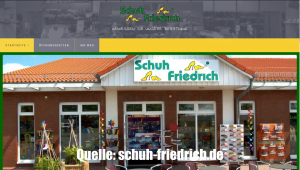 schuhhandel homepage erstellen